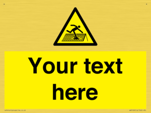 Custom Figure on Roof Sign